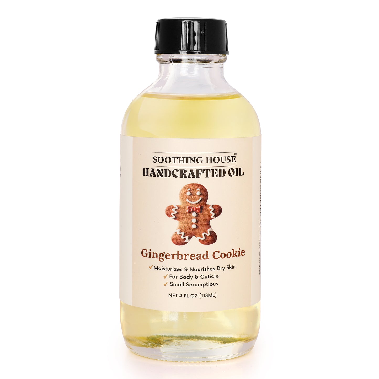 Handcrafted Gingerbread Cookie Body Oil (4 Fl Oz)