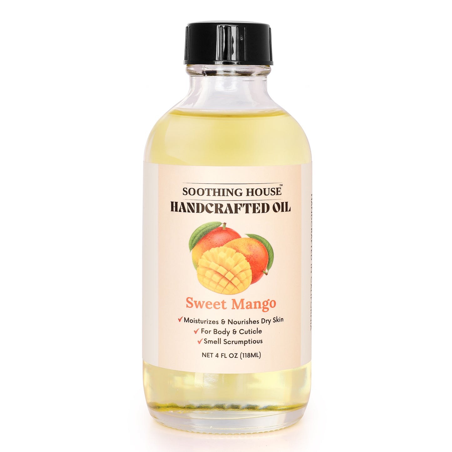 Handcrafted Sweet Mango Body Oil (4 Fl Oz)