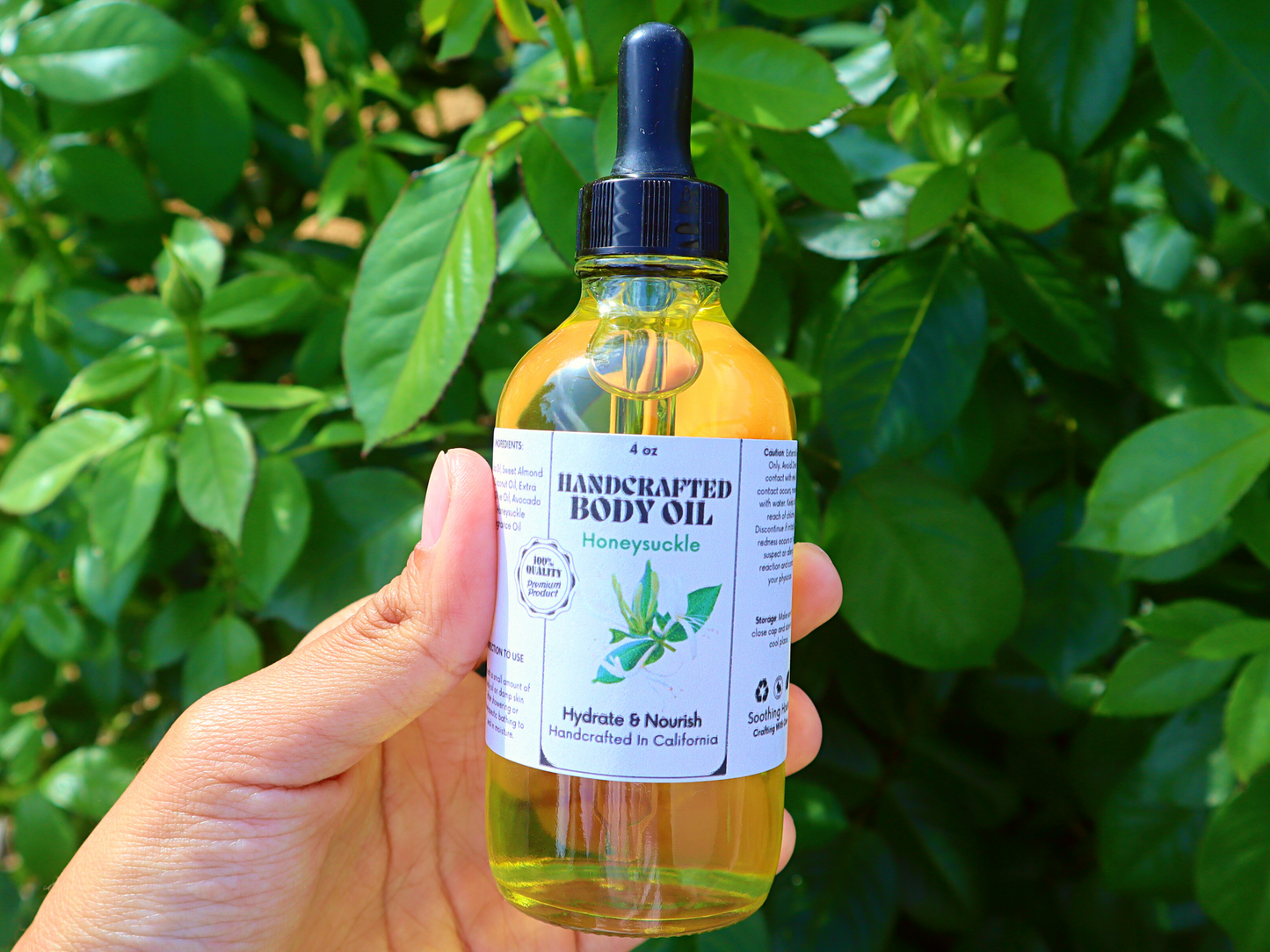 Handcrafted Honeysuckle Multi-Use Body Oil
