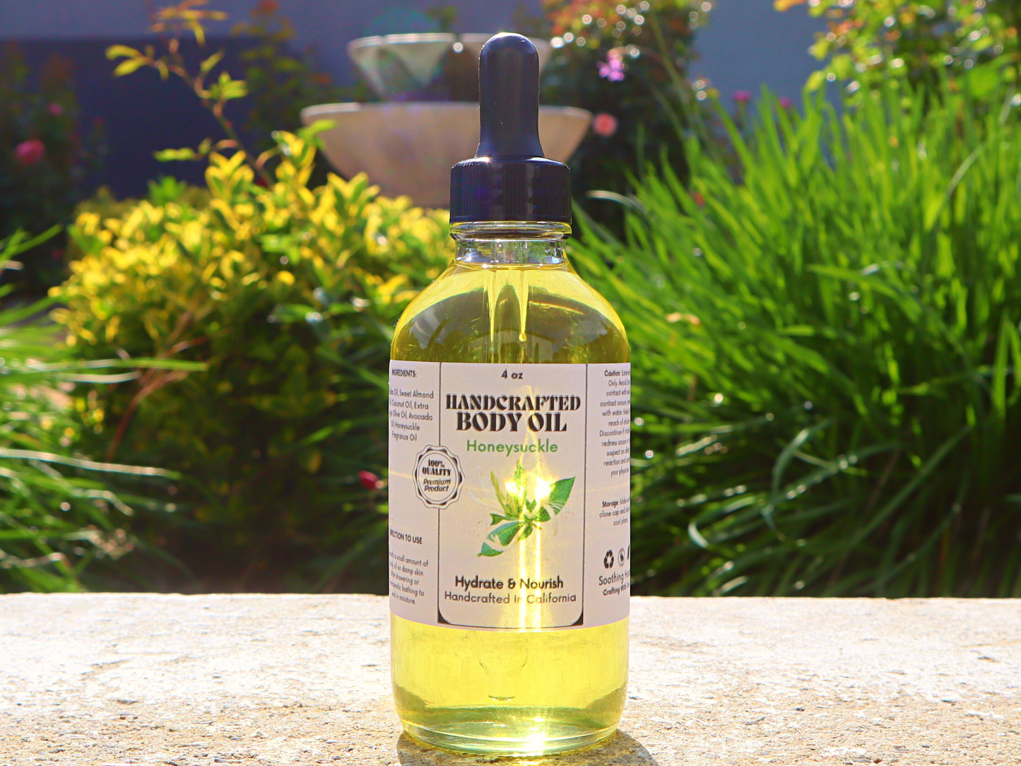 Handcrafted Honeysuckle Multi-Use Body Oil