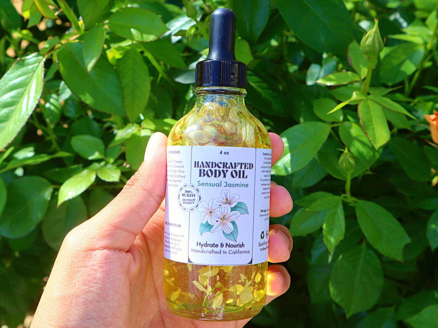 Handcrafted Sensual Jasmine Multi-Use Oil