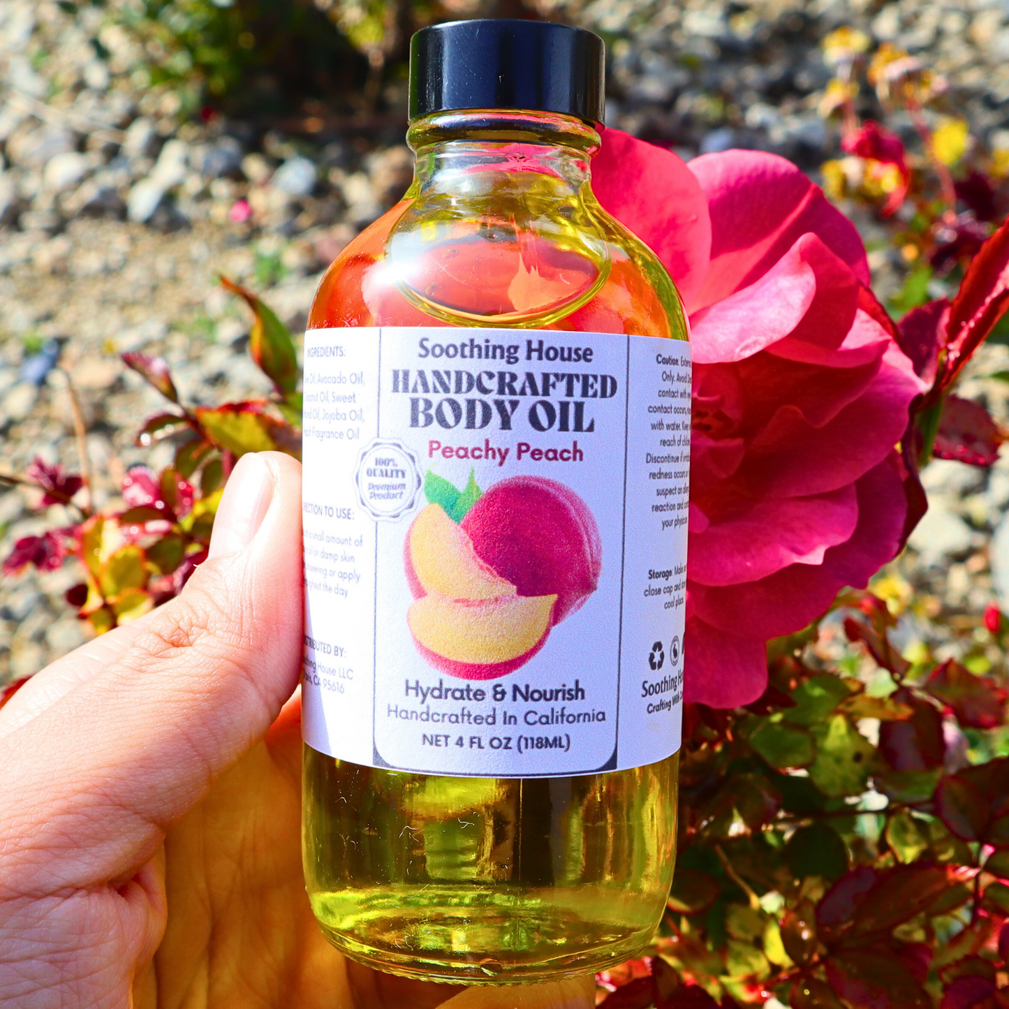 Handcrafted Peachy Peach Multi-Use Body OIl