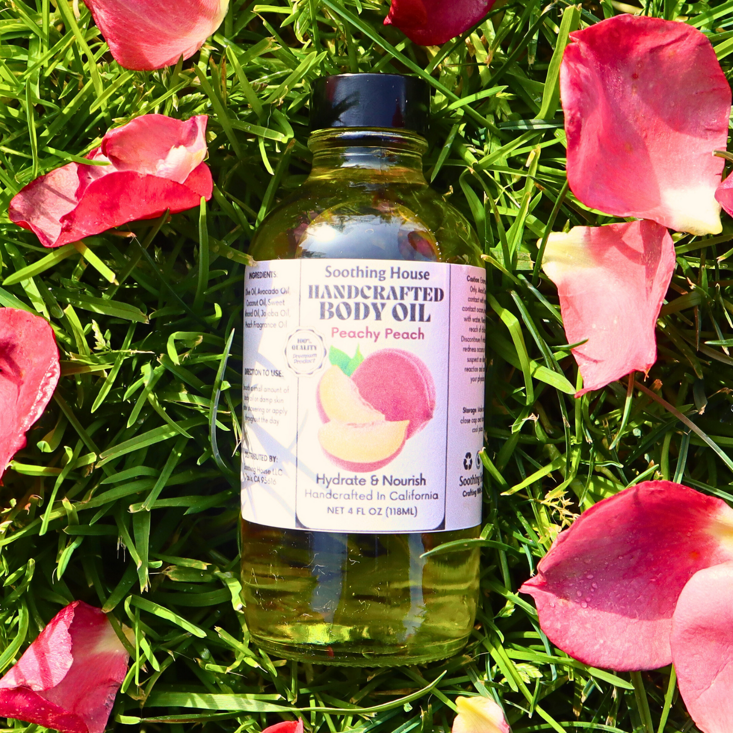 Handcrafted Peachy Peach Multi-Use Body OIl