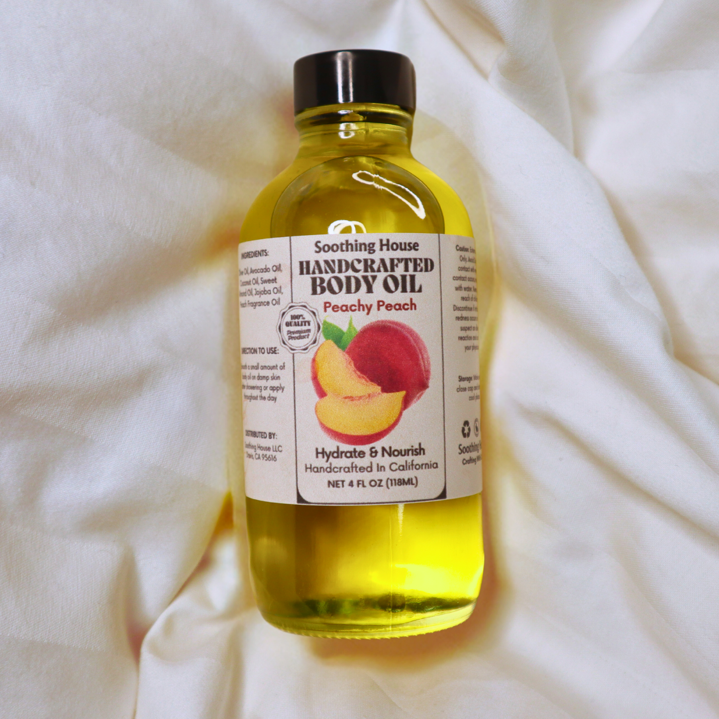 Handcrafted Peachy Peach Multi-Use Body OIl