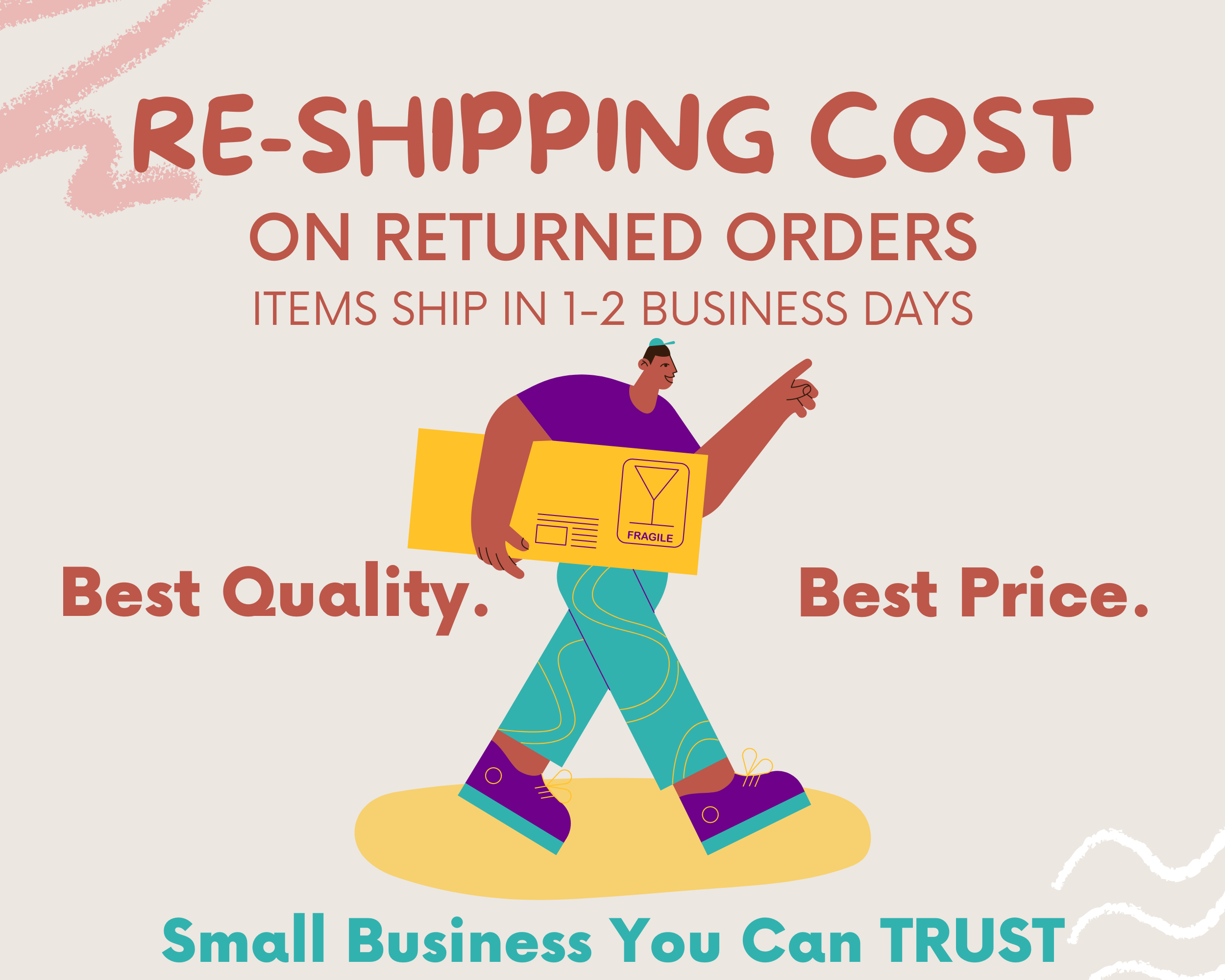 Returned Shipping Cost – Soothing House