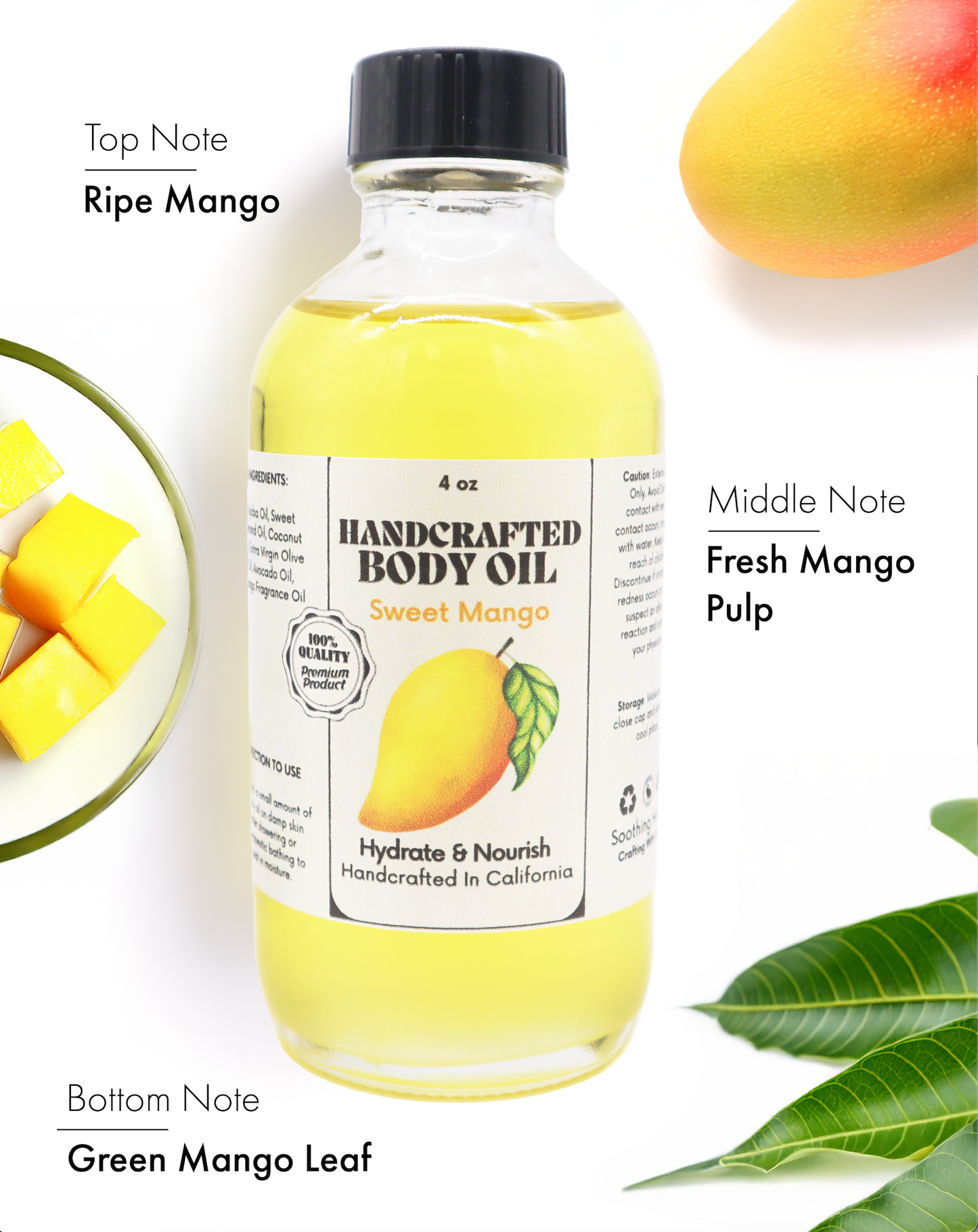 Soothing House: Dessert & Fruit-Inspired Body Oil Collection – Nourishing, Fast-Absorbing Scents for Glowing Skin