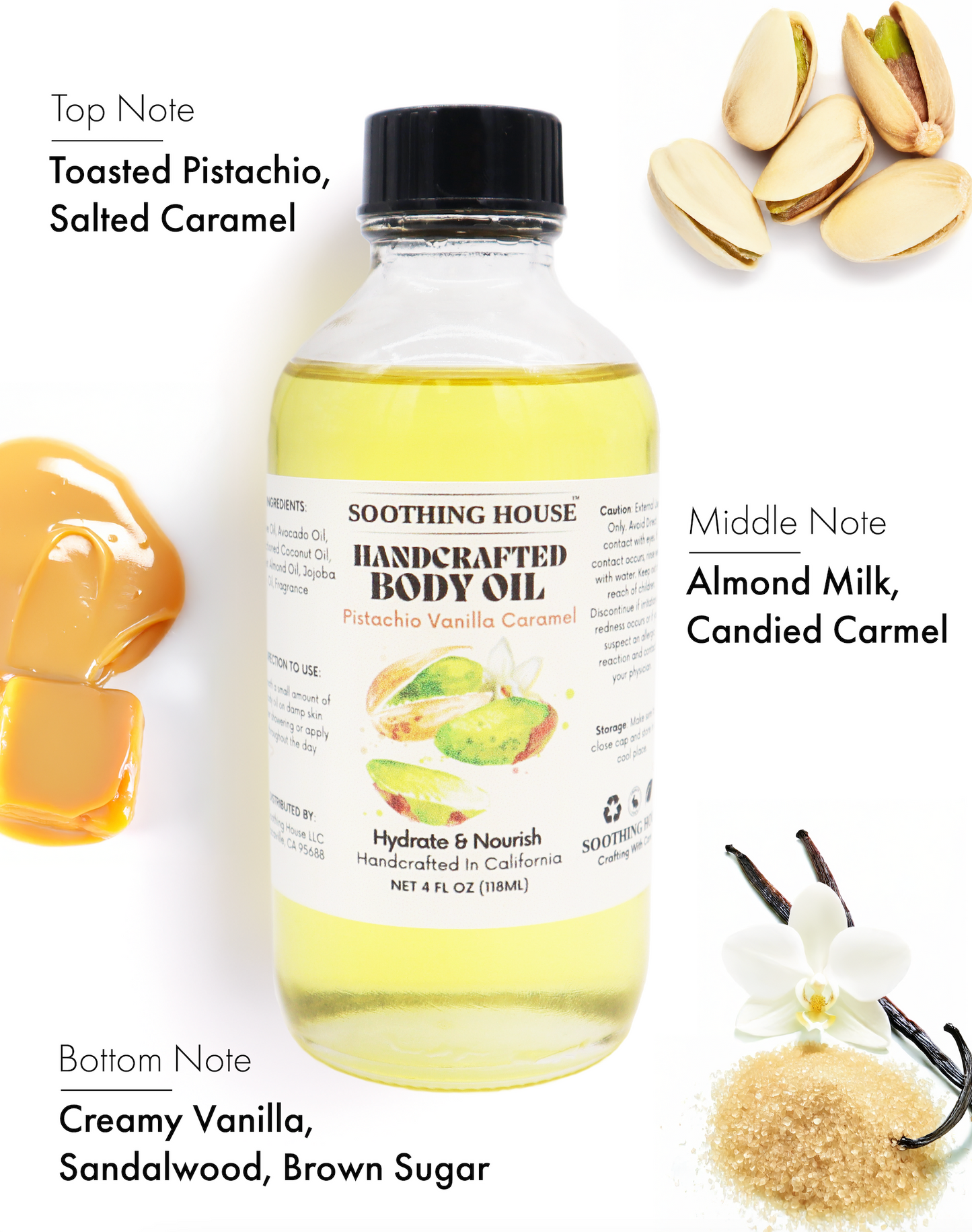 Soothing House: Dessert & Fruit-Inspired Body Oil Collection – Nourishing, Fast-Absorbing Scents for Glowing Skin