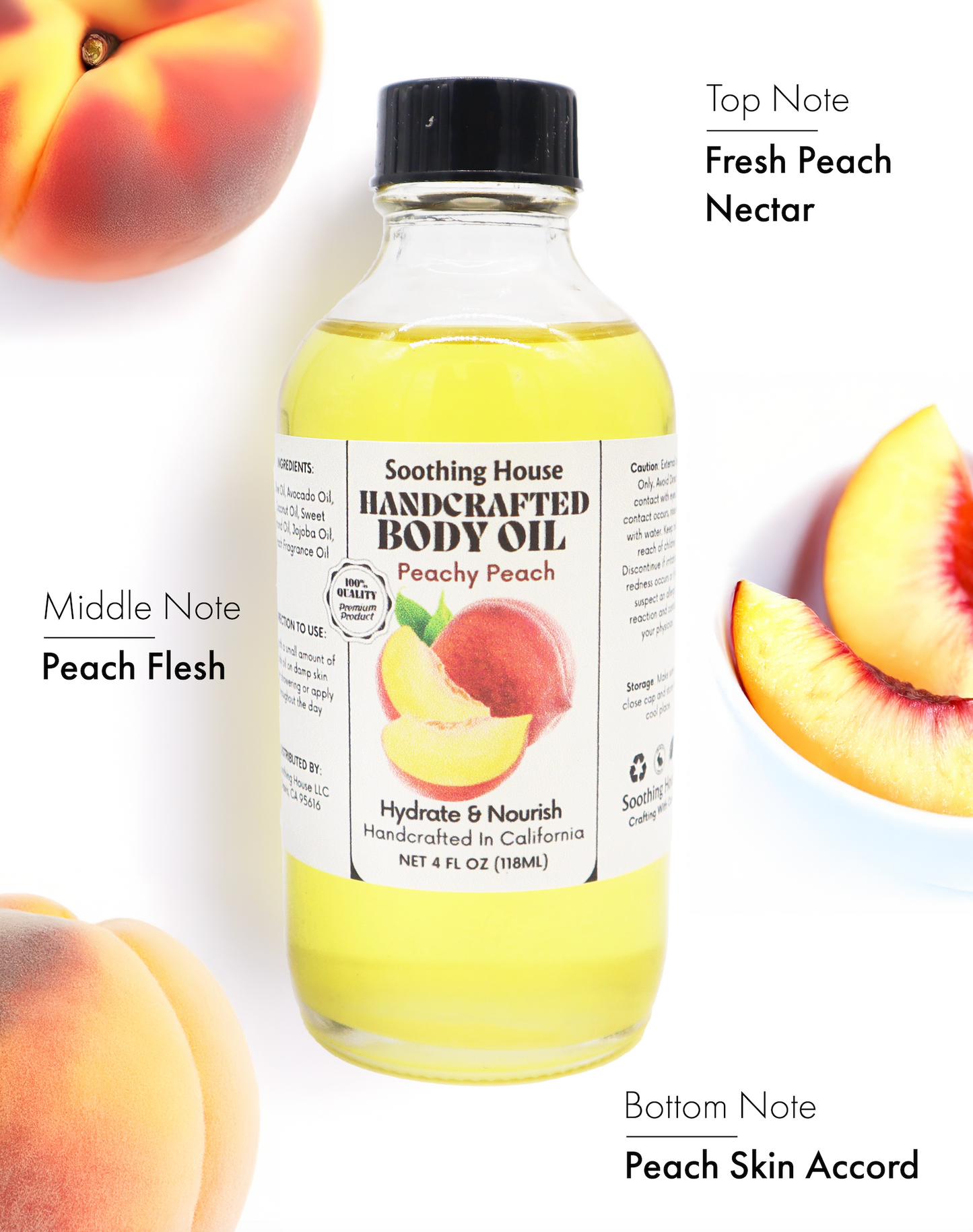 Soothing House: Dessert & Fruit-Inspired Body Oil Collection – Nourishing, Fast-Absorbing Scents for Glowing Skin
