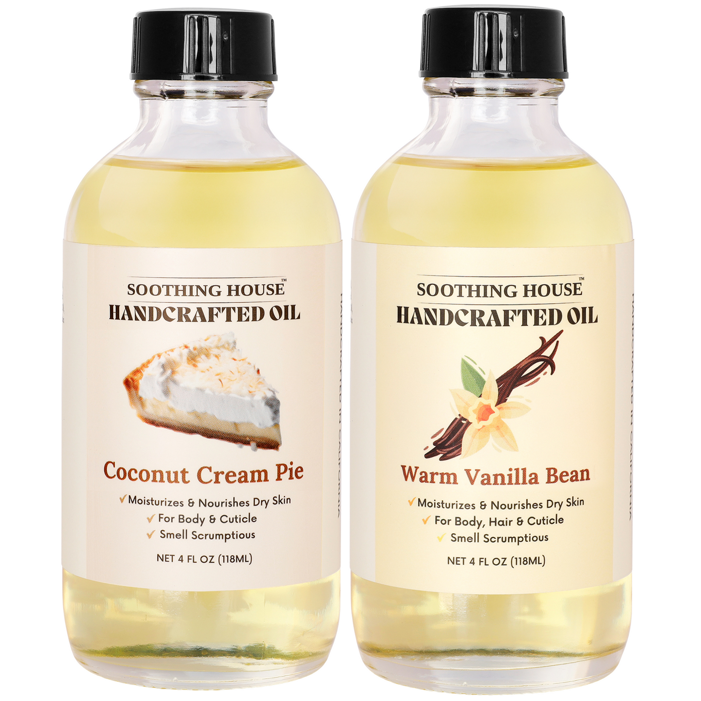 Viral Favorites Duo: Warm Vanilla Bean + Coconut Cream Pie (4 Fl Oz Each)