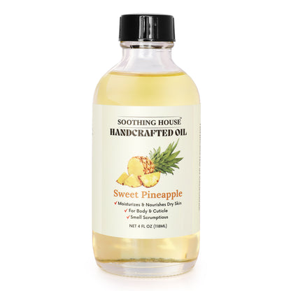 Handcrafted Sweet Pineapple Body Oil (4 Fl Oz)