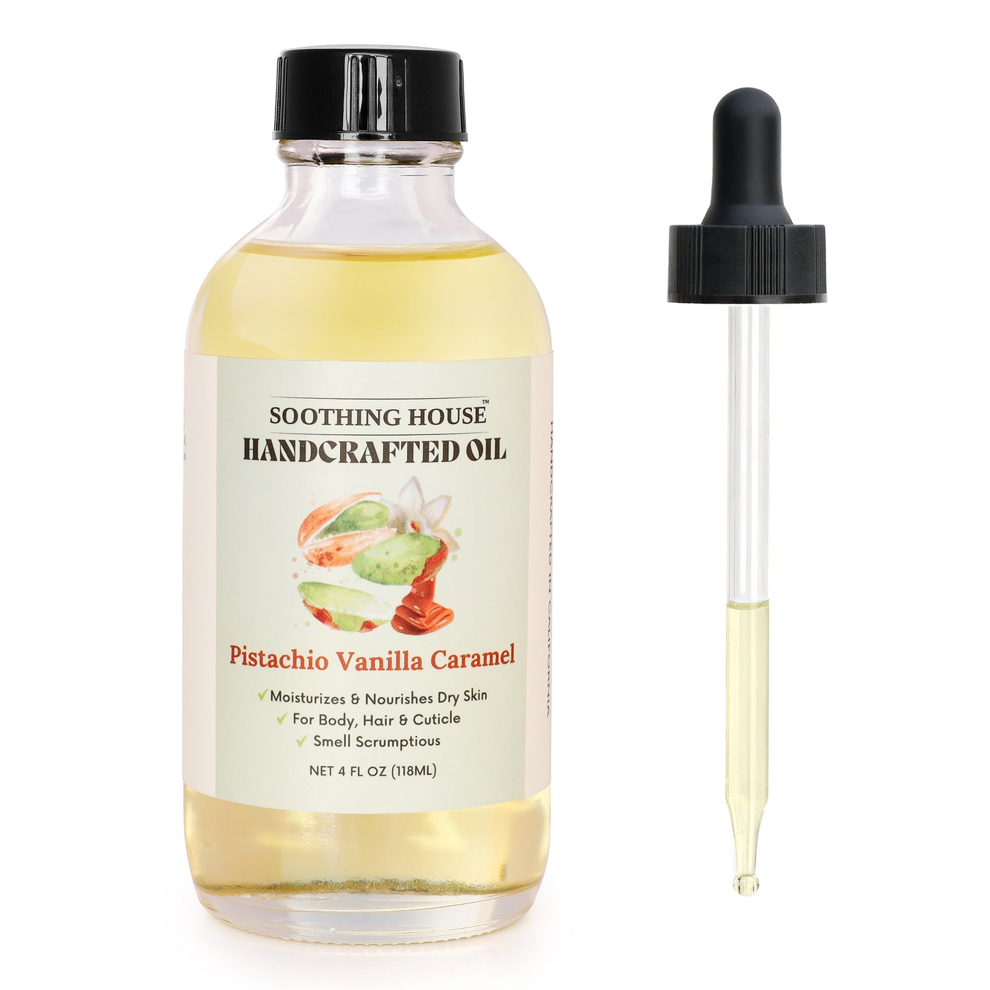 Brazilian Inspired Fragrance Body Oil Trio – Pistachio Vanilla Caramel, Dragonfruit Lychee Vanilla & Vanilla Sugar Sandalwood | Hydrating Long-Lasting Scented Body Oil Set (Brazilian Inspired Dupes)