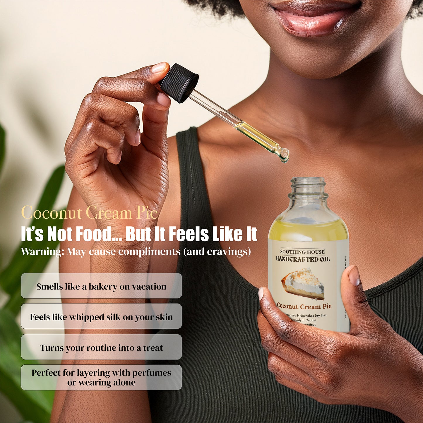 Handcrafted Coconut Cream Pie Body Oil (4 Fl Oz)