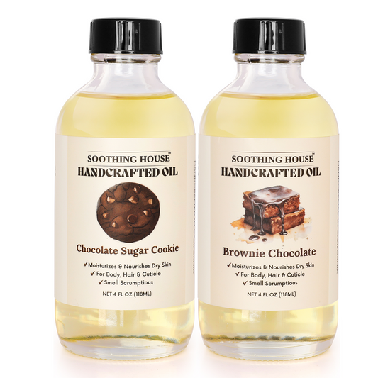 Chocolate Lover Duo: Chocolate Sugar Cookie + Brownie Chocolate (4 Fl Oz Each)