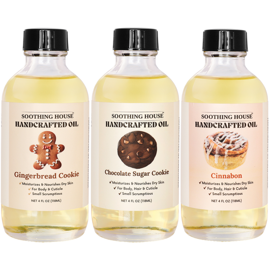 Cookie Crumble Trio: Gingerbread Cookie + Cinnabon + Chocolate Sugar Cookie (4 Fl Oz Each)