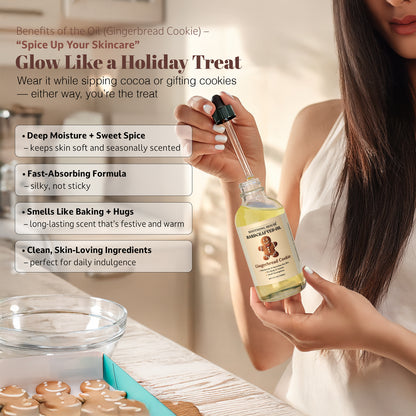 Handcrafted Gingerbread Cookie Body Oil (4 Fl Oz)