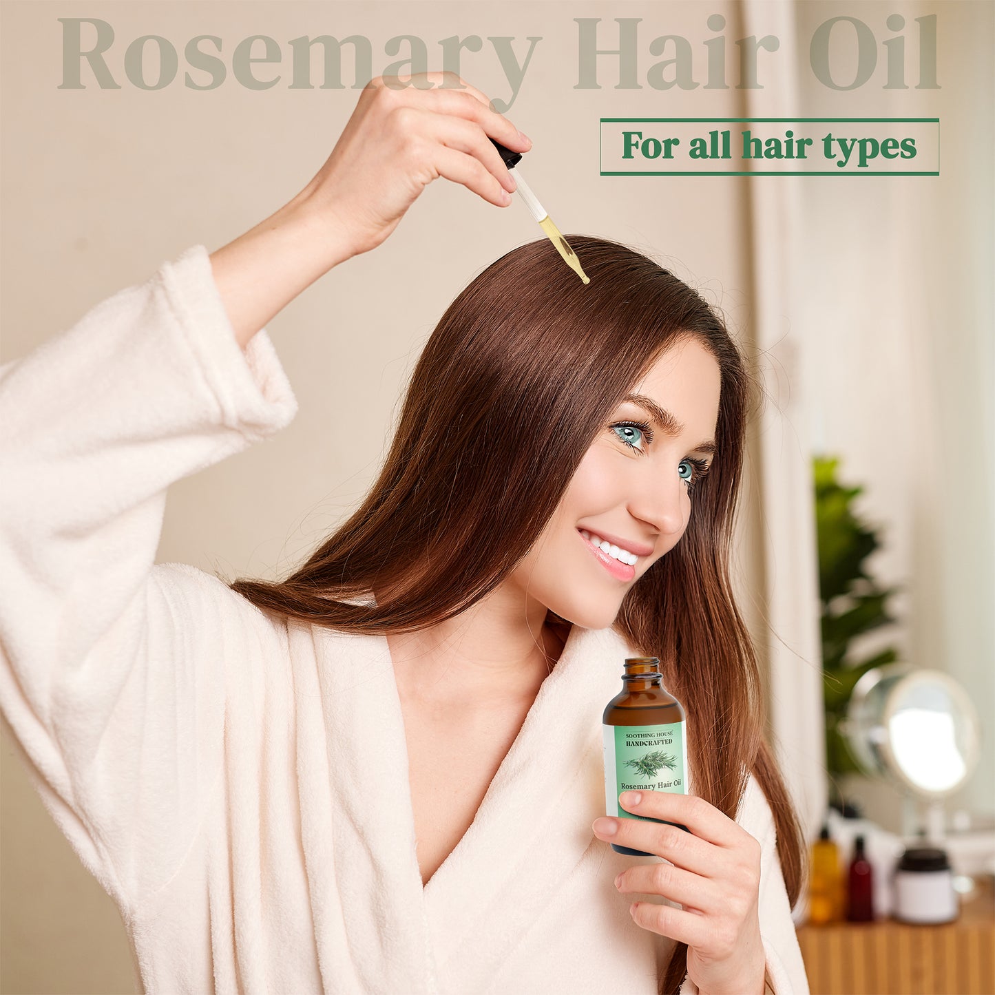 Handcrafted Rosemary Hair & Scalp Oil (4 Fl Oz)