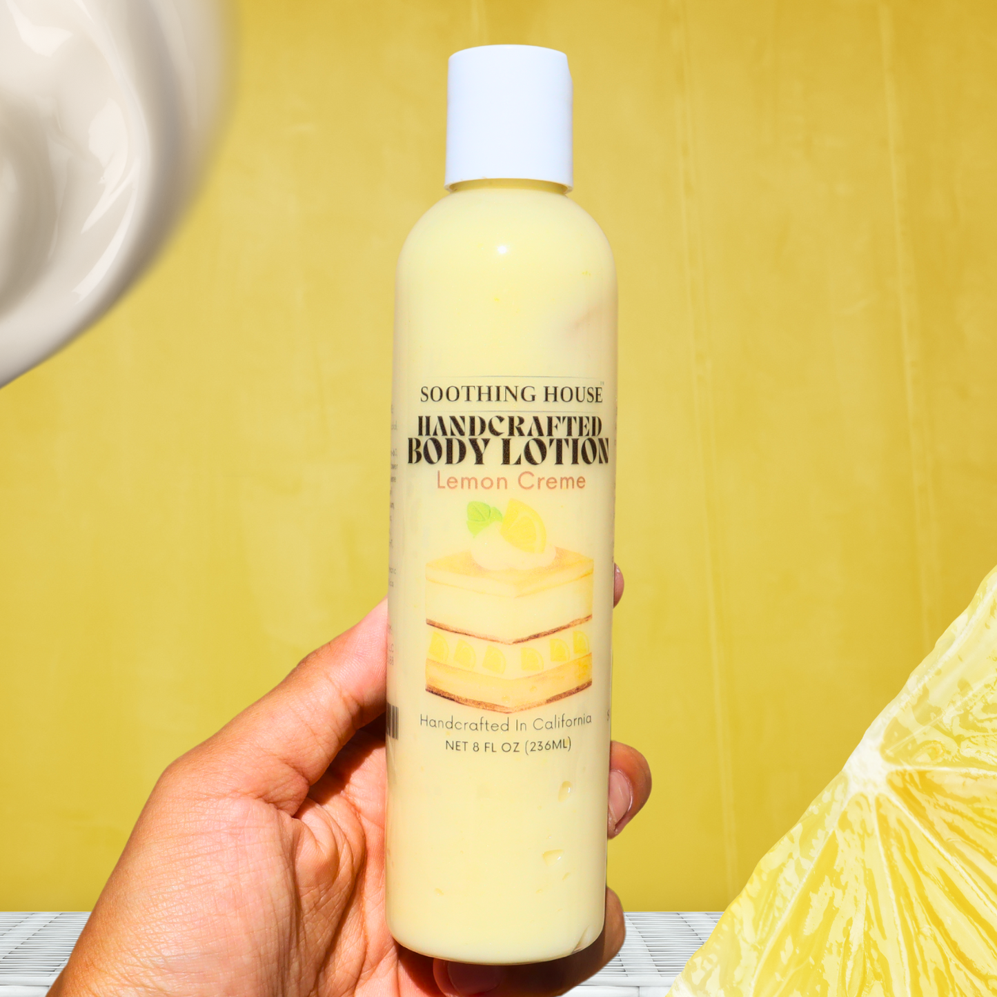 Handcrafted Lemon Creme Body Lotion