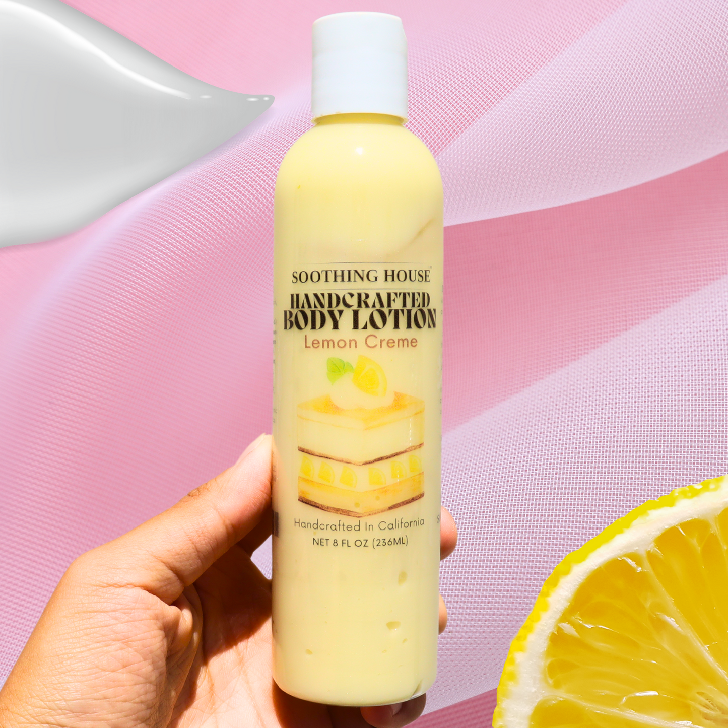 Handcrafted Lemon Creme Body Lotion