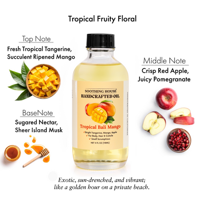 Handcrafted Bali Mango Body Oil (4 Fl Oz)