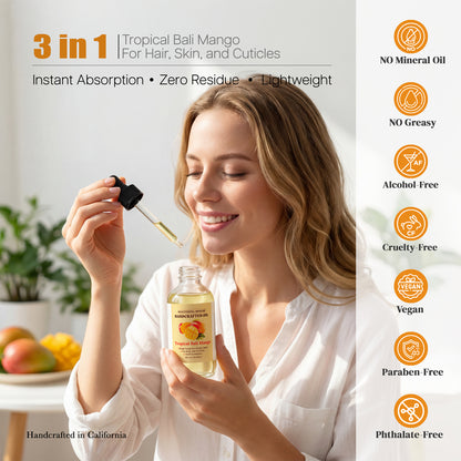 Handcrafted Bali Mango Body Oil (4 Fl Oz)