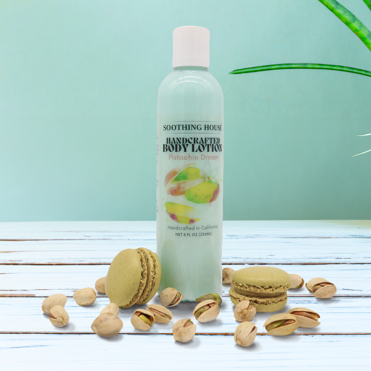 Handcrafted Pistachio Dream Lotion for Moisturizing, Hydrating Dry Skin, and Glowing Skin