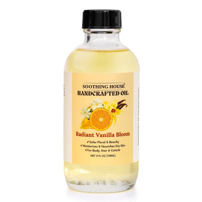 Handcrafted Radiant Vanilla Bloom Body Oil (4 Fl Oz)