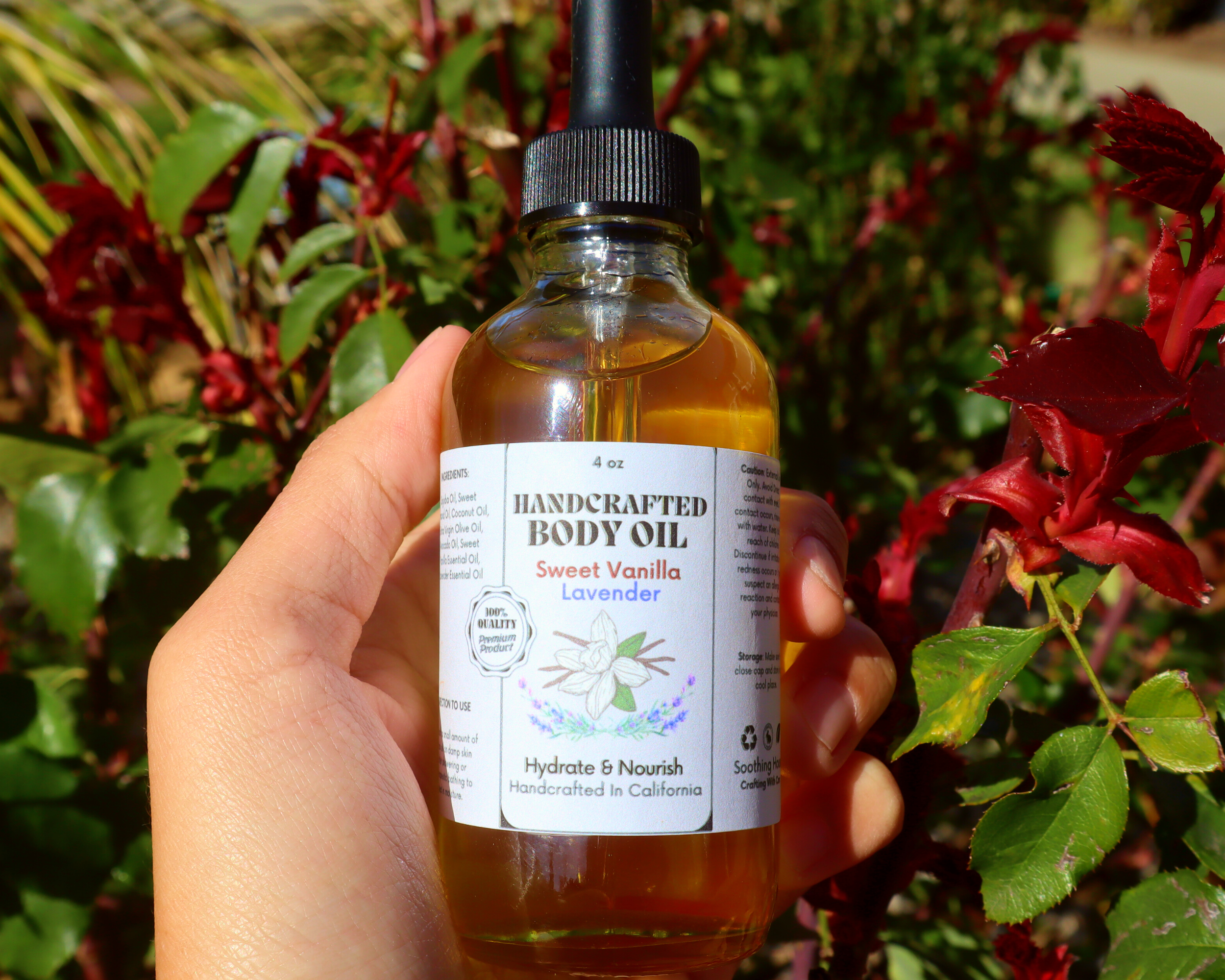 Vanilla body oil for a summer glow and dry skin in the winter. – Daisy &  Mabel Organics