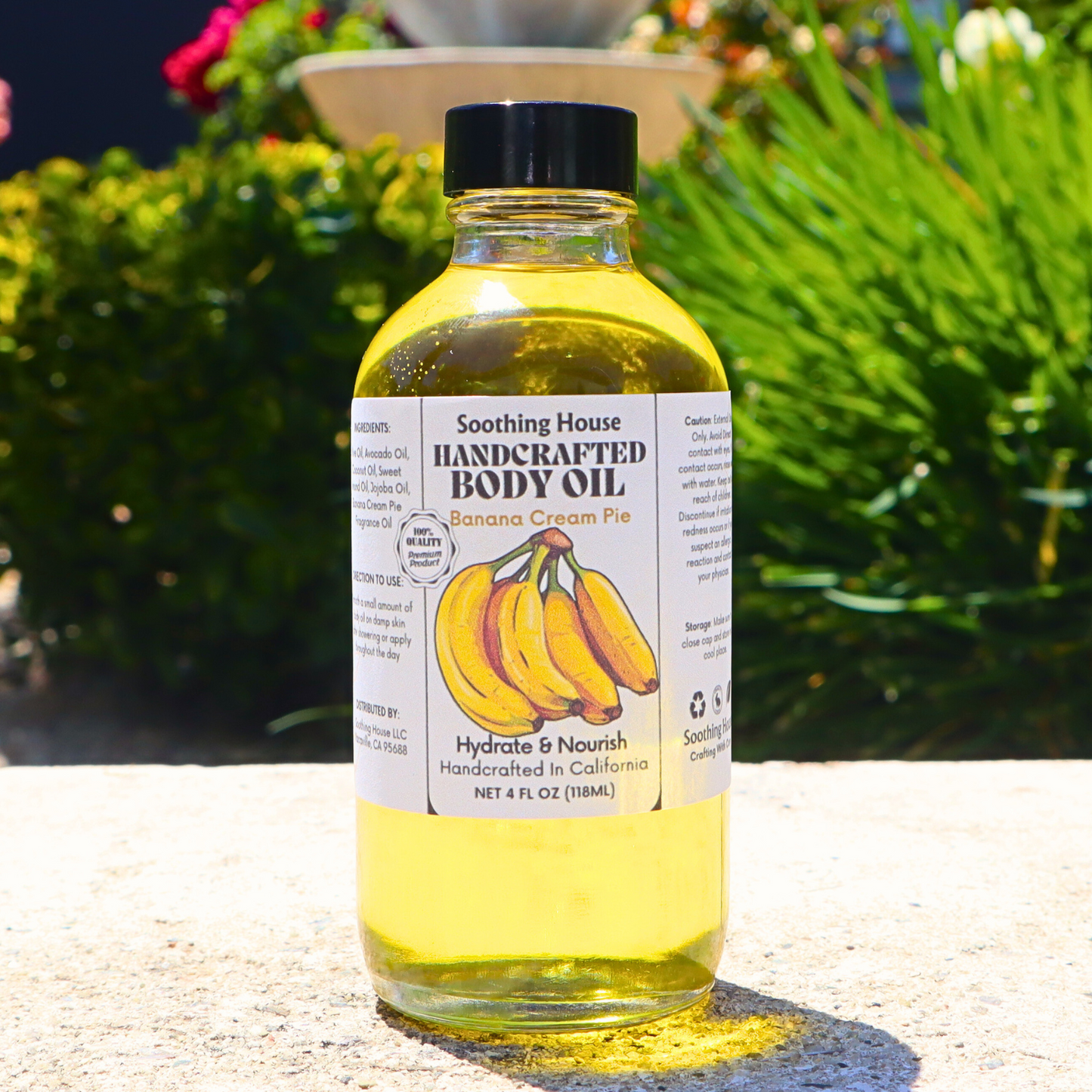 Handcrafted Banana Cream Pie Body Oil