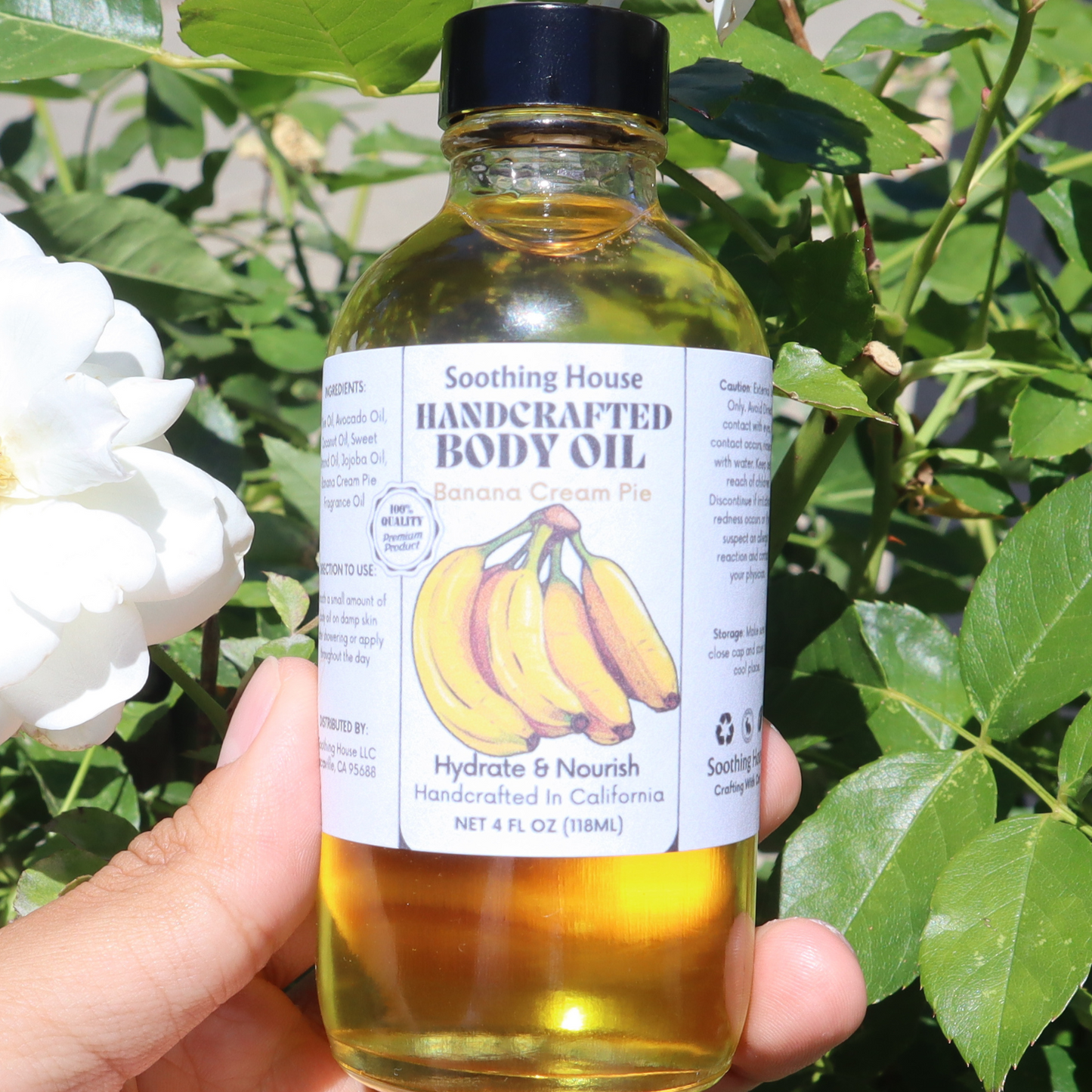 Handcrafted Banana Cream Pie Body Oil