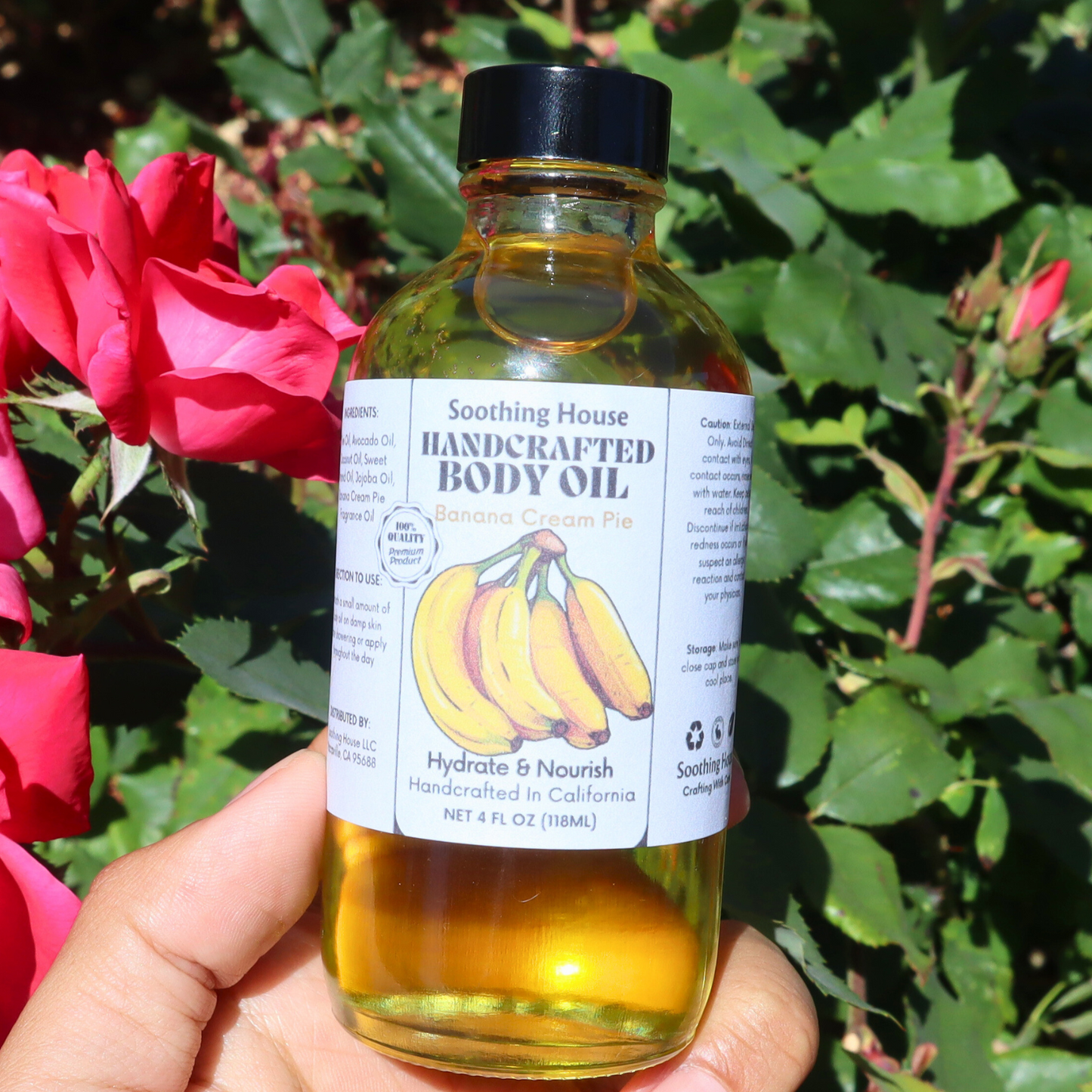 Handcrafted Banana Cream Pie Body Oil