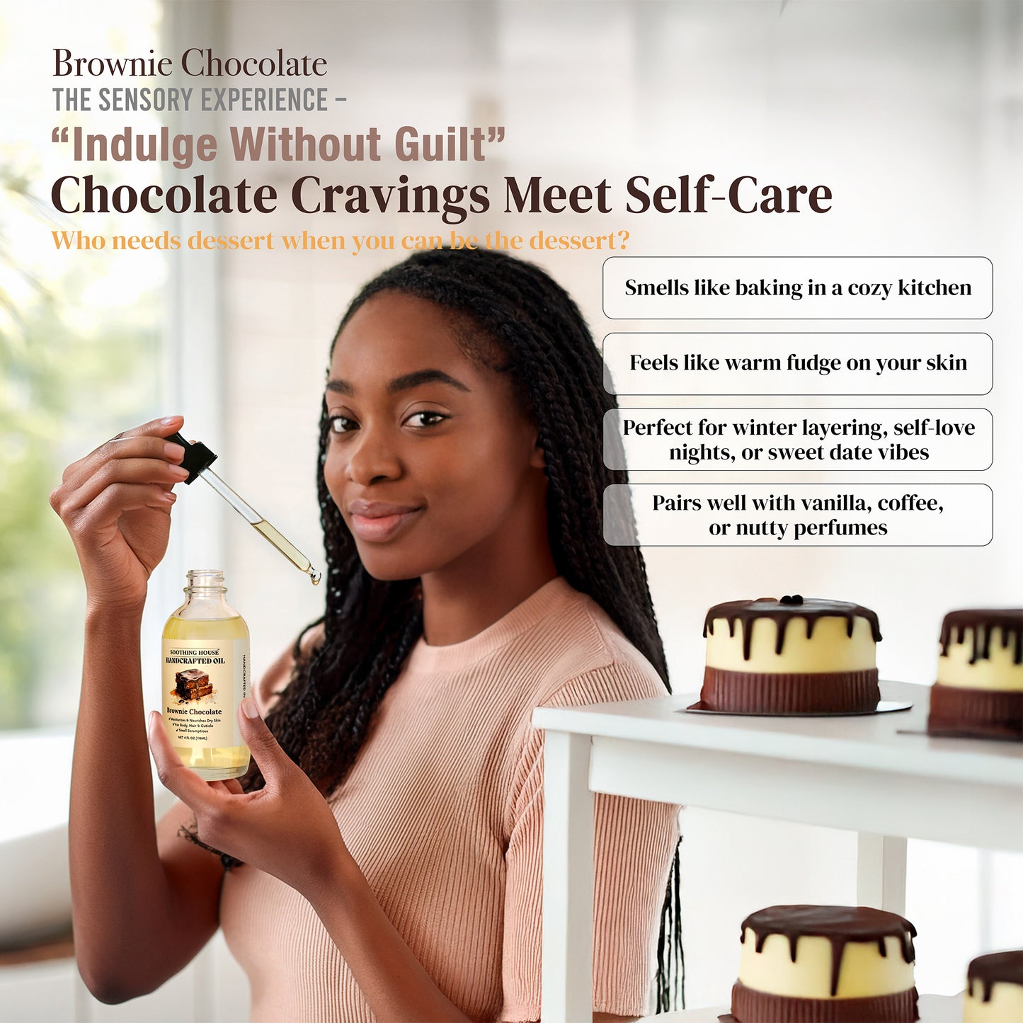 Chocolate Lover Duo: Chocolate Sugar Cookie + Brownie Chocolate (4 Fl Oz Each)