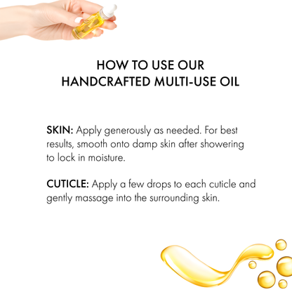 Handcrafted Vanilla Bean Body Oil (4 Fl Oz)