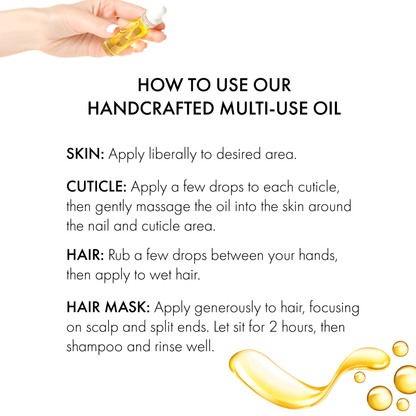 Handcrafted Rosemary Hair & Scalp Oil (4 Fl Oz)
