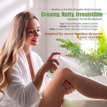 Pistachio Vanilla Caramel Hair & Body Mist (4.06 Fl Oz)