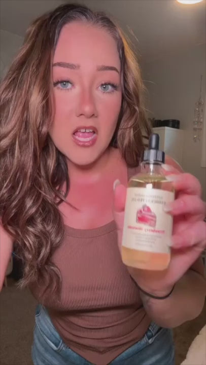Handcrafted Strawberry Shortcake Body Oil (4 Fl Oz)