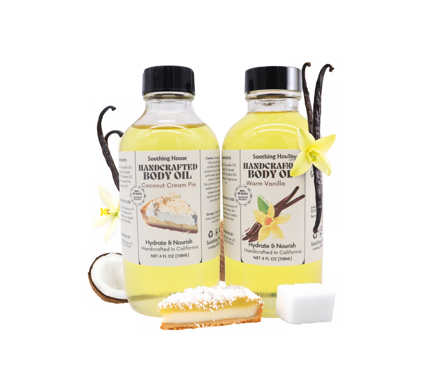 Viral Favorites Bundle: Warm Vanilla Bean Body Oil & Coconut Cream Body Oil