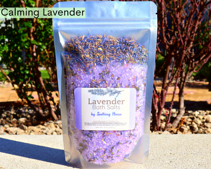 Handcrafted Aromatherapy Bath Salts with Essential Oils for Bath Soak and Foot Soak