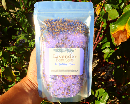 Handcrafted Aromatherapy Bath Salts with Essential Oils for Bath Soak and Foot Soak