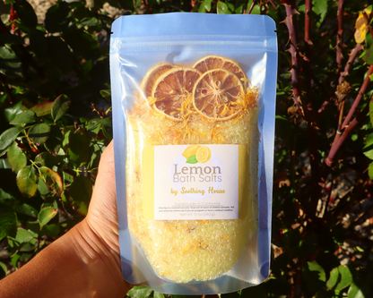 Handcrafted Aromatherapy Bath Salts with Essential Oils for Bath Soak and Foot Soak